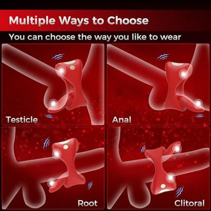 Penis Ring Tongue Design with 9 Vibration Modes