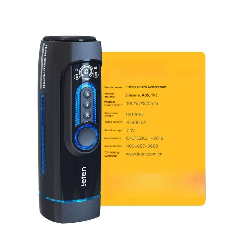 X-9 Four Generation Airplane Bottle Automatic Take Out And Insert Retractable Piston Masturbation Cup