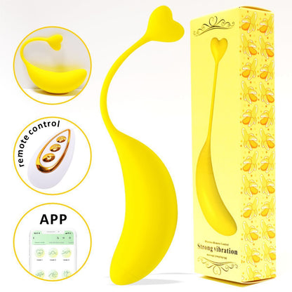 Fruit Banana APP Remote Control Vibration Product Device Wear Plug