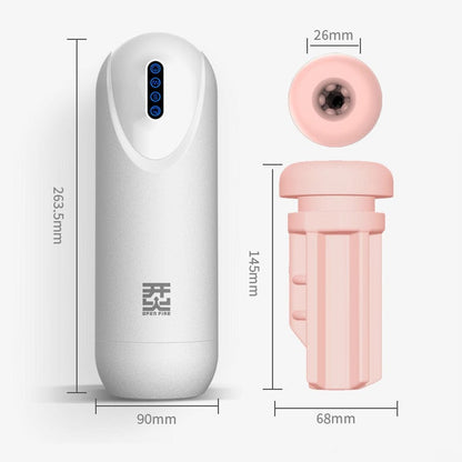 Open Fire Male Sucking Telescopic Masturbation Cup