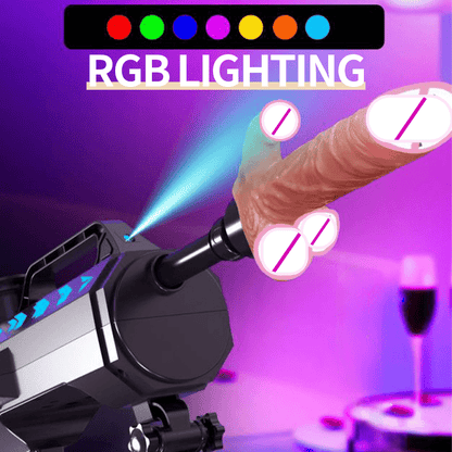 Fully Automatic Telescopic Dildo Machine Female Masturbator