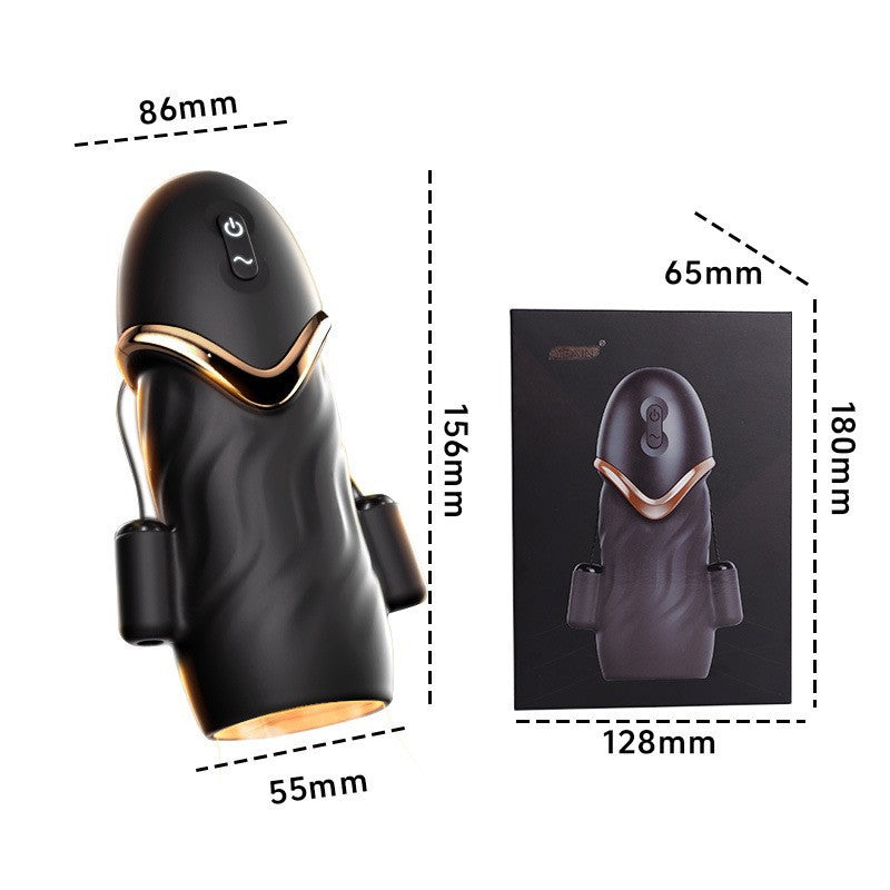 Electric Automatic Penis Training Device with Vibration for Men, Male Masturbation Toy