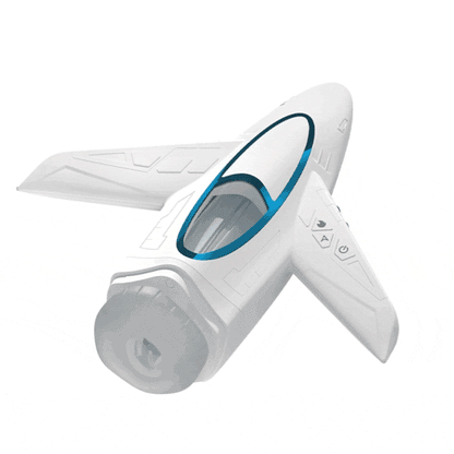 Jet Fighter Retractable Vibrating Heated Male Masturbator