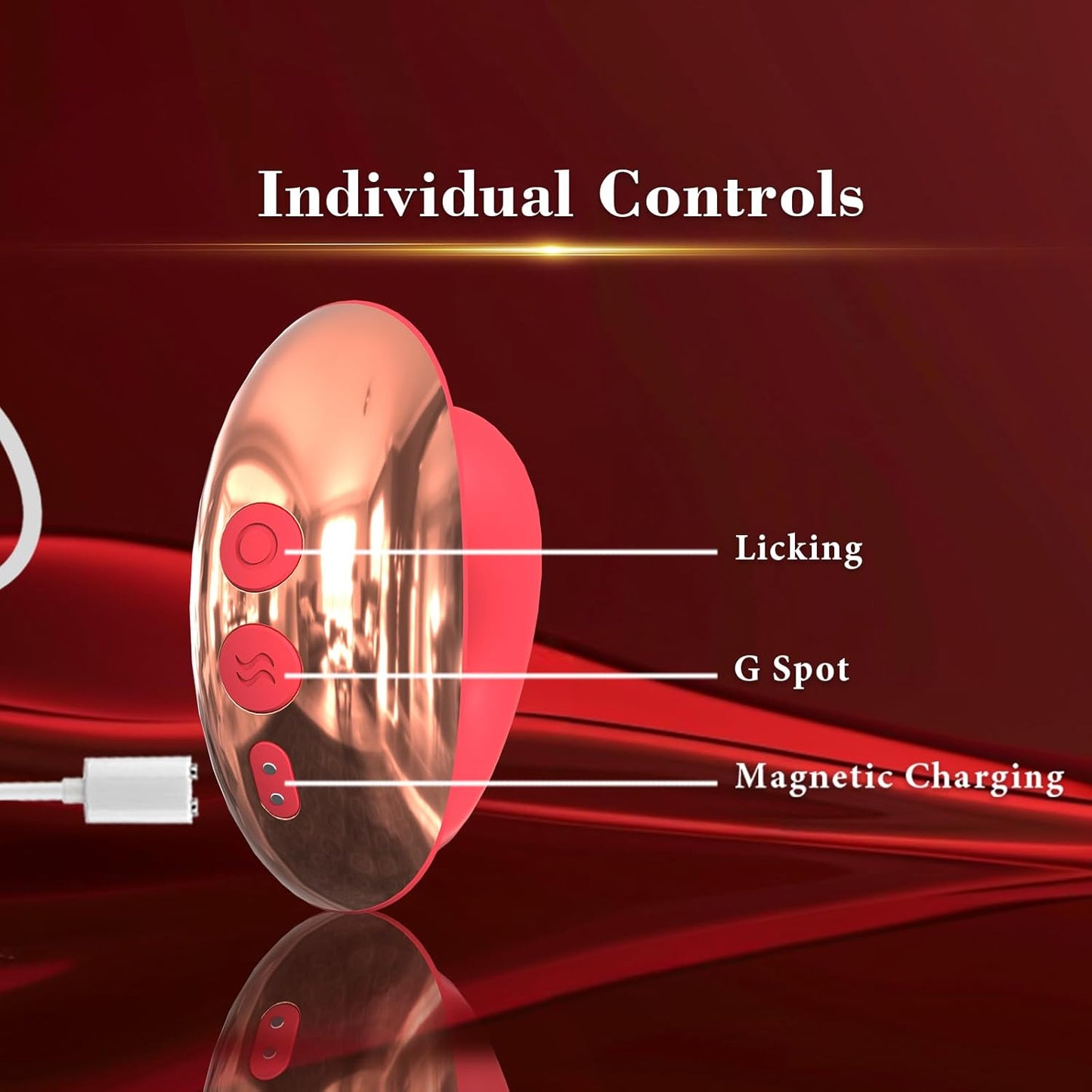 Flirting Vibrating Egg Dual Function Stimulation Vibration Licking Clitoral Big mouth