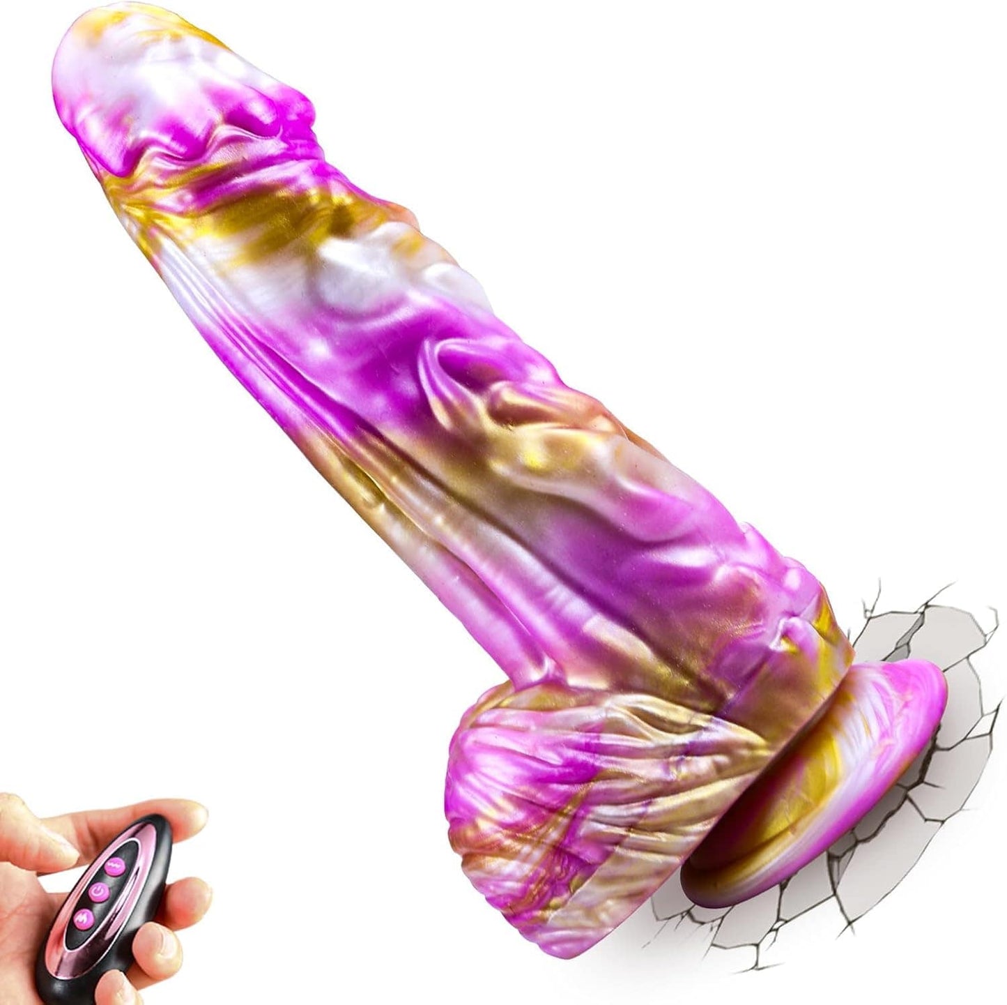 9 Inch Huge Monster Fantasy Dildo Thrusting Vibrator