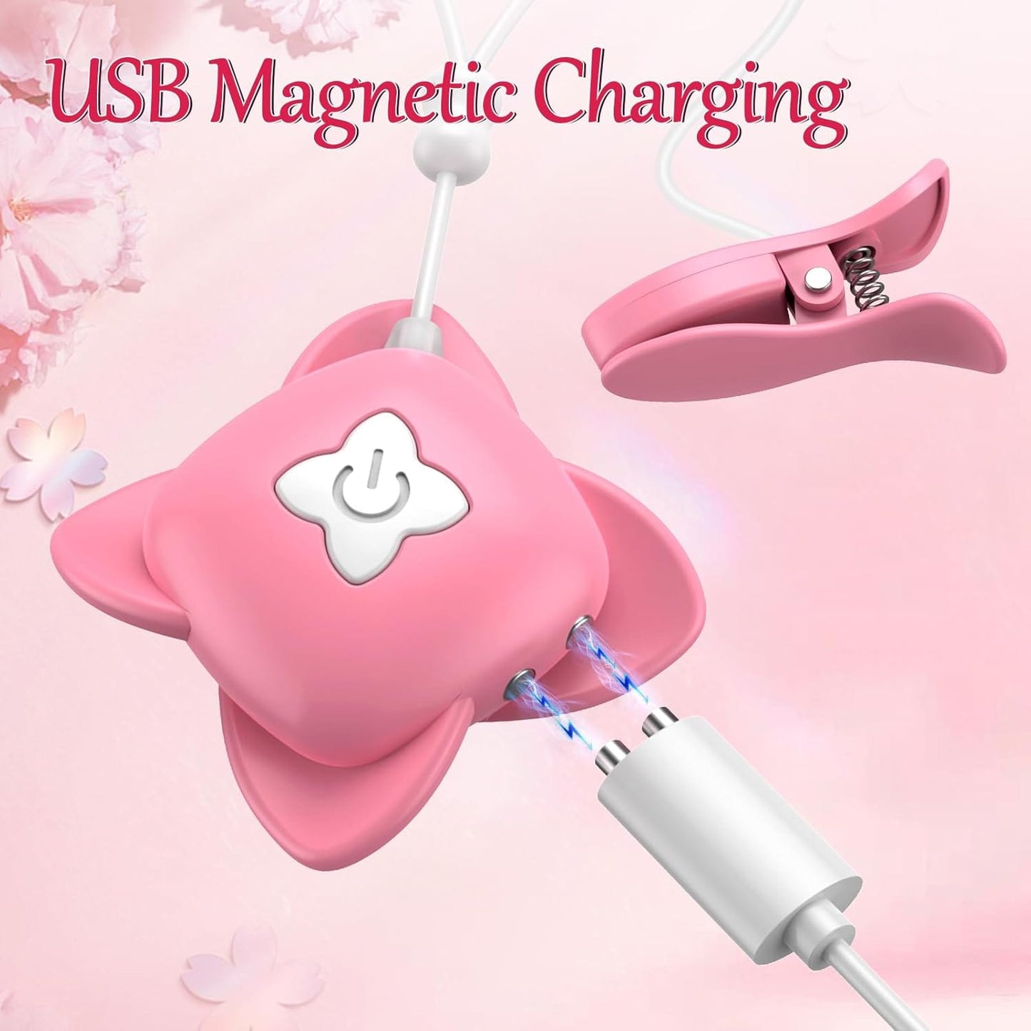 Vibrating Nipple Clamps SM Nipple Stimulation With Remote Control