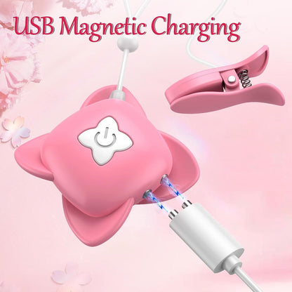 Vibrating Nipple Clamps SM Nipple Stimulation With Remote Control