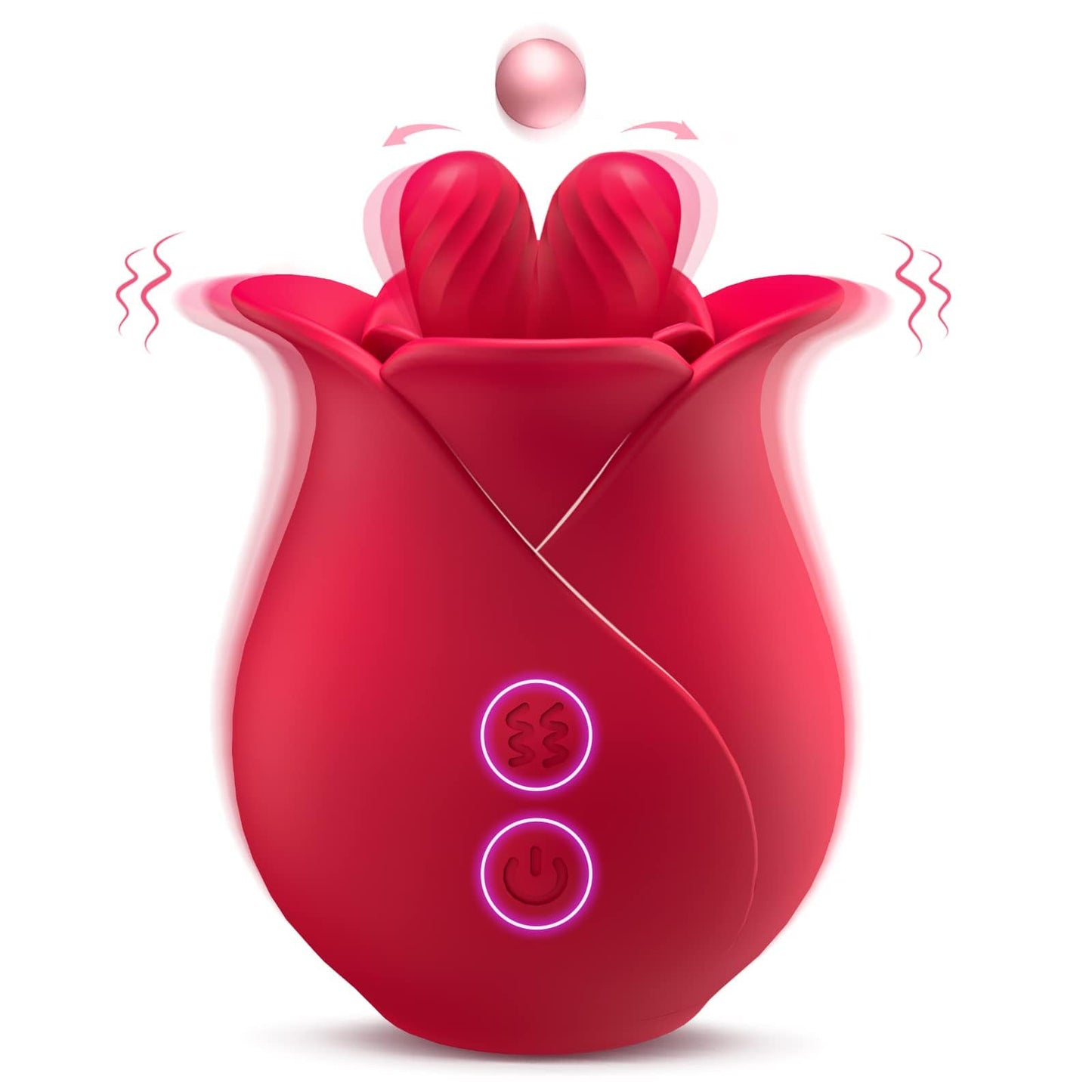 Rose Romeo Double Tongue Lick Shaker clitoral nipple orgasmic sex toy