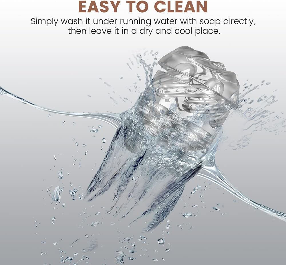 Open Ended Manual Suction Blowjob Penis Stroker with Case