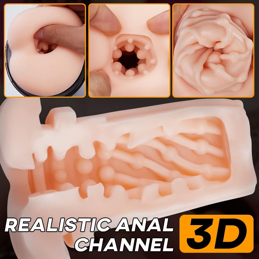 Flapper 7 Swinging 5 Squeezing and Sucking 5 Vibrating Girl on Top Masturbation Cup