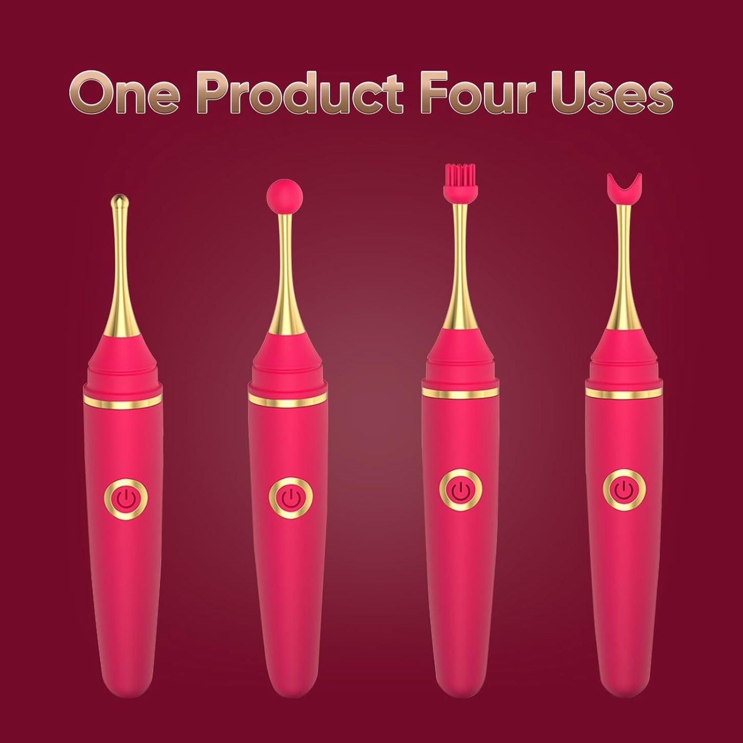 Pen Nipple Clit Stimulator G Spot Vibrator Sexual Pleasure Tools