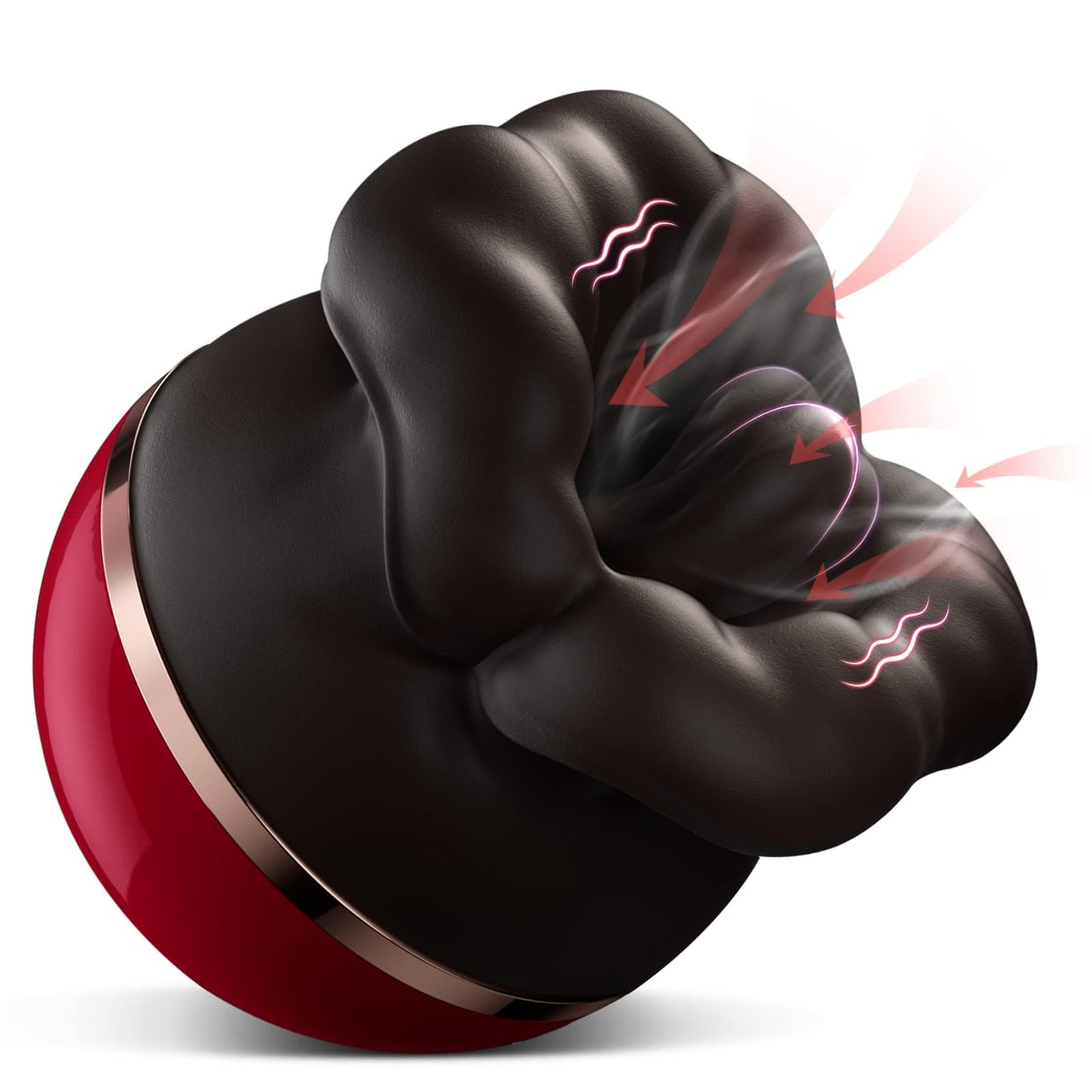 Big-Mouth Tongue Sucking Female Masturbator Massager Rechargeable Vibrator