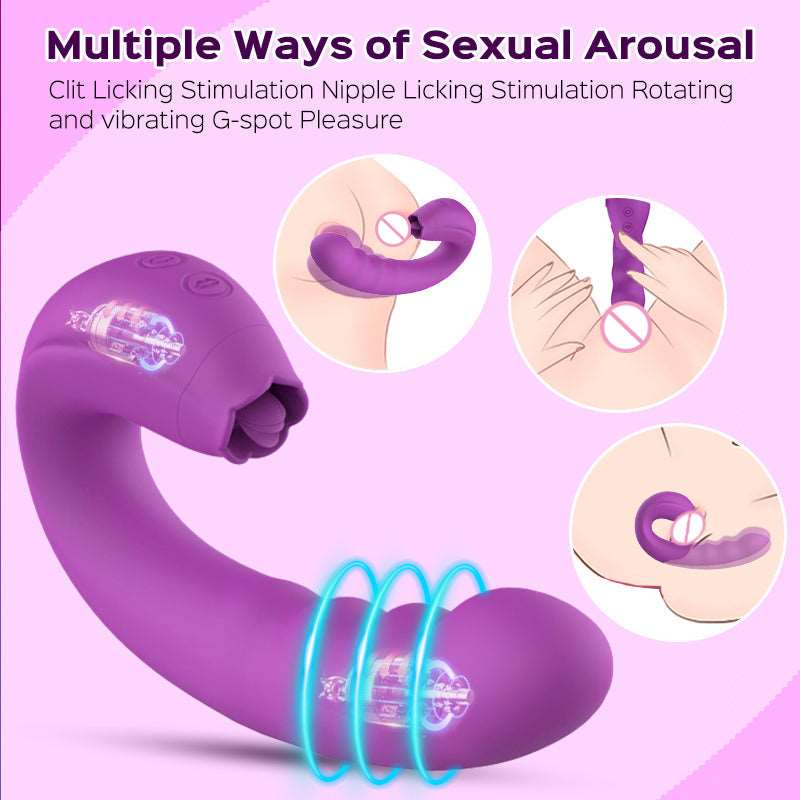 3 In 1 Female Clitoris Breast G-spot Stimulator