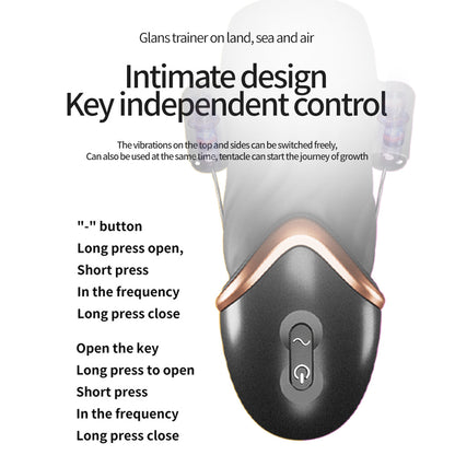 Electric Automatic Penis Training Device with Vibration for Men, Male Masturbation Toy