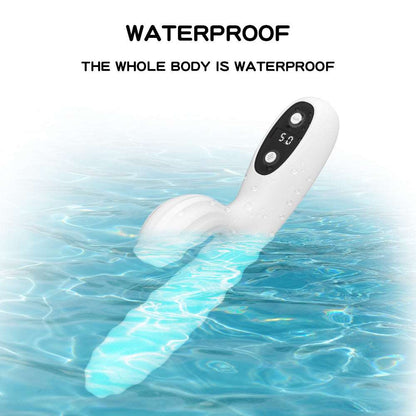 5-Frequency Sucking Stretching and Heating Female Vibrator