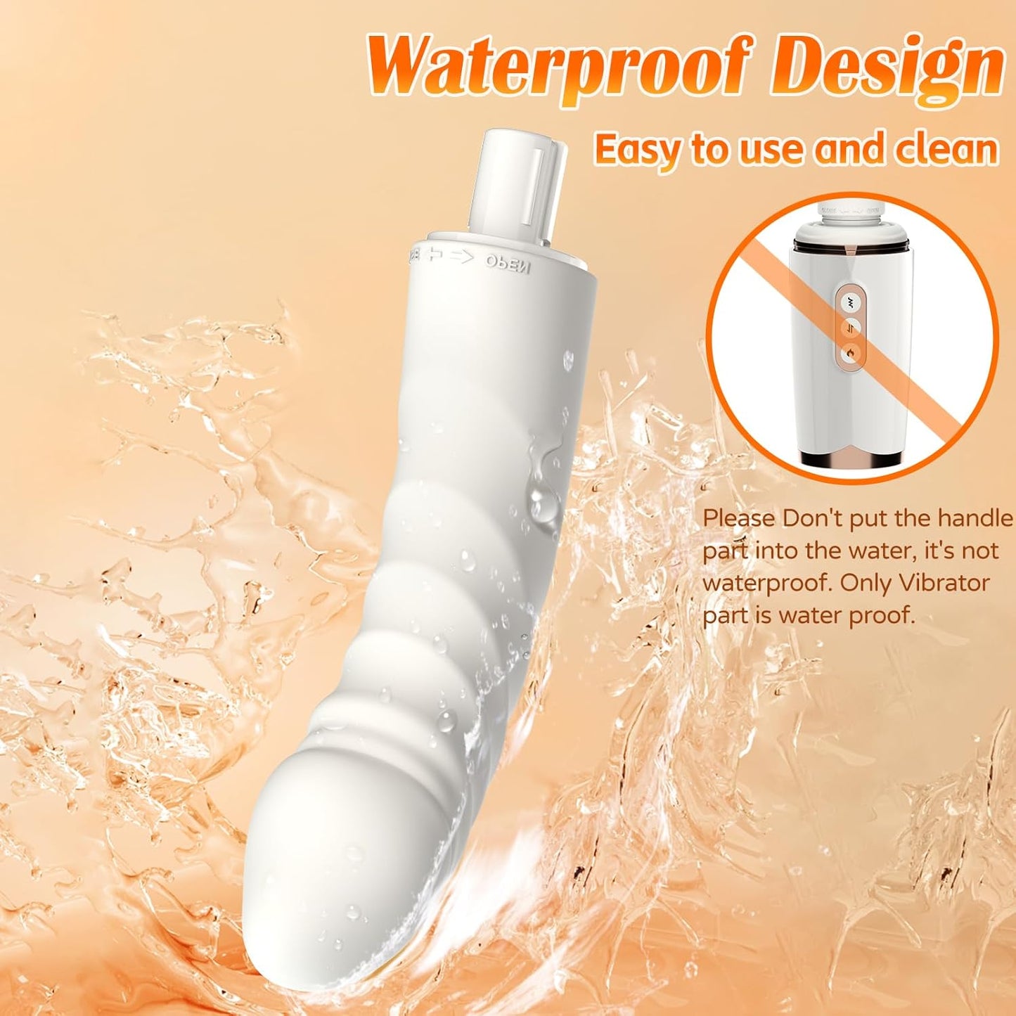 Honey 7 Thrusting Heating Sex Machine Vibrator with Sucker