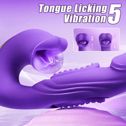 Rose Muncher Mouth Biting Tapping Ultimate Pleasure G Spot Vibrator