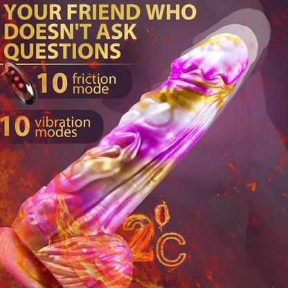 9 Inch Huge Monster Fantasy Dildo Thrusting Vibrator