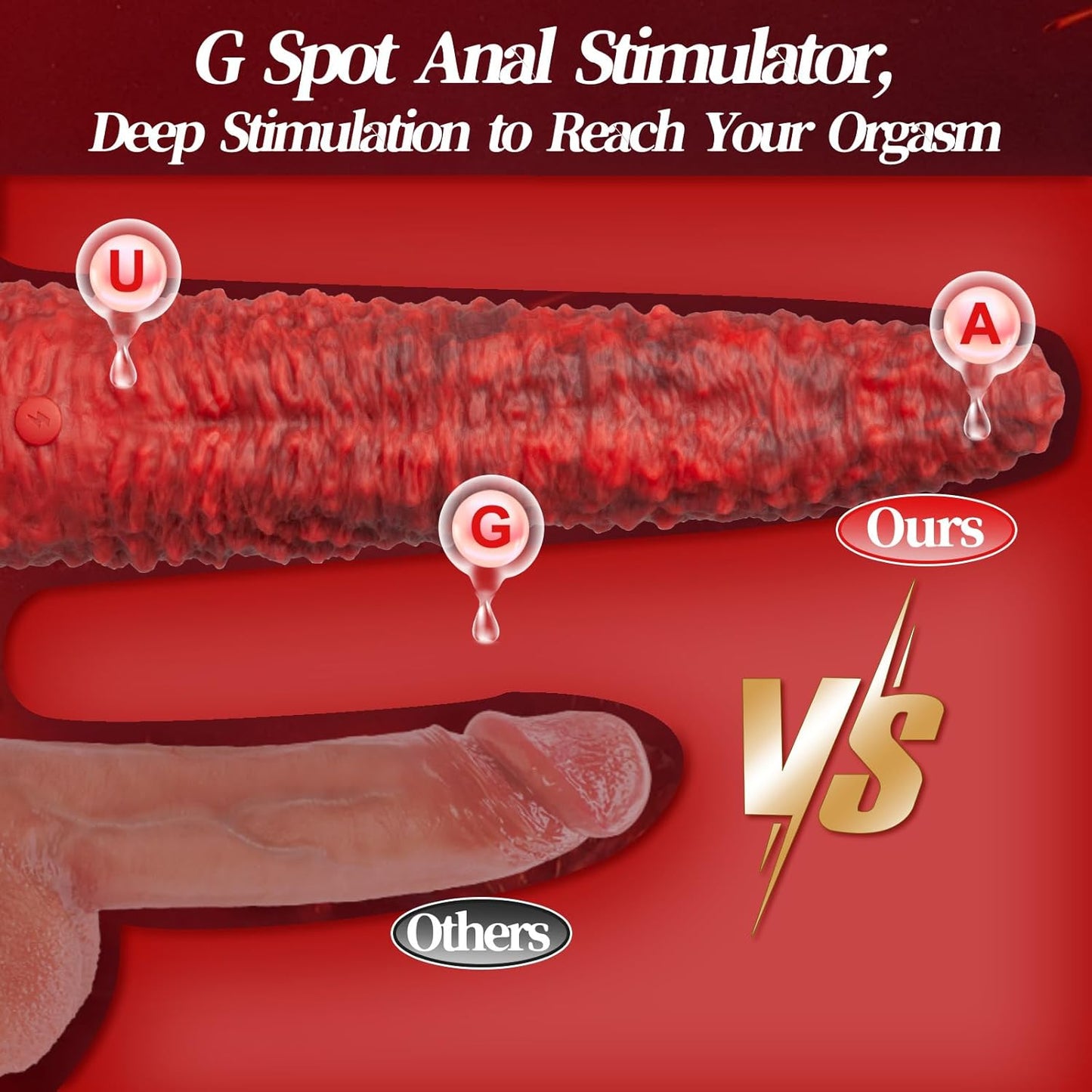 9.5-inch Realistic Monster Tongue Thrusting Dildo Vibrator With Remote Control