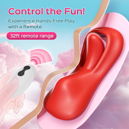 Tongue Wearable Clitoral Stimulation Vibrator with Remote & APP Control