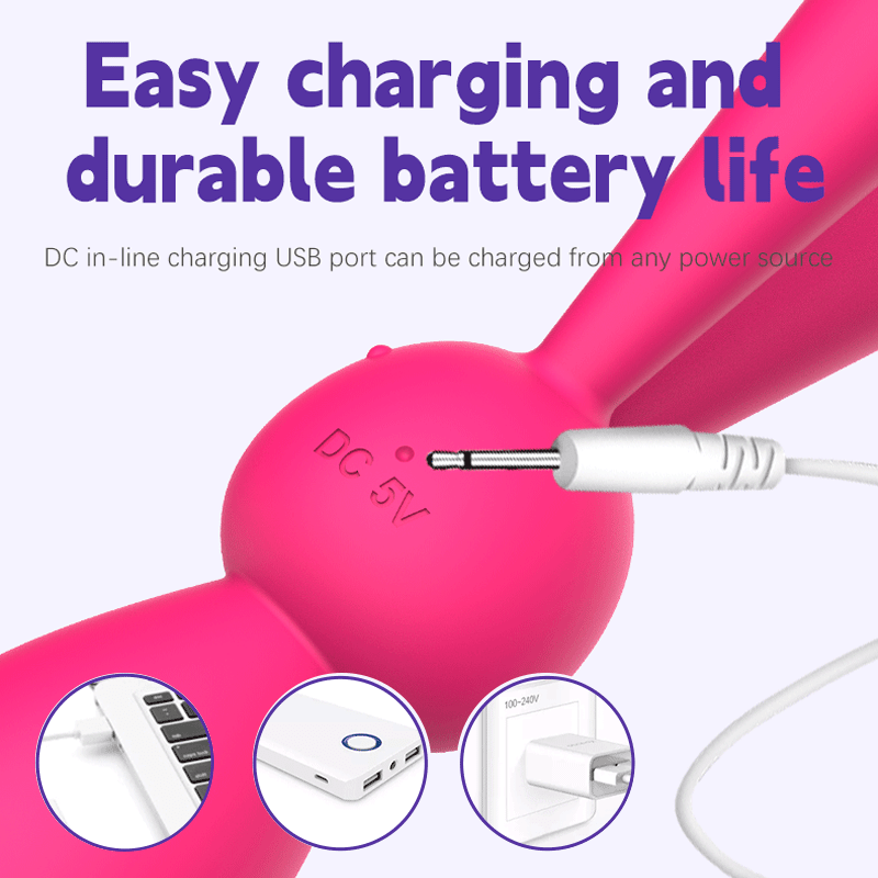 Long-eared Rabbit Silicone G-spot Vibrator