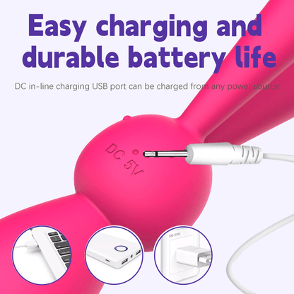 Long-eared Rabbit Silicone G-spot Vibrator