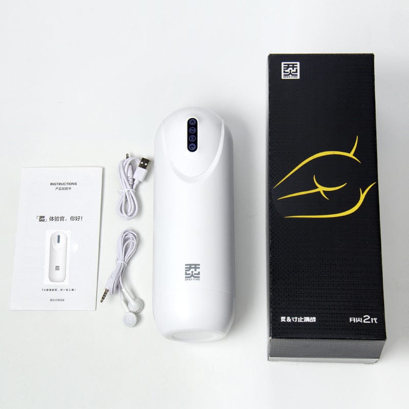 Open Fire Male Sucking Telescopic Masturbation Cup