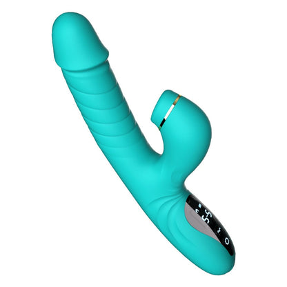 5-Frequency Sucking Stretching and Heating Female Vibrator