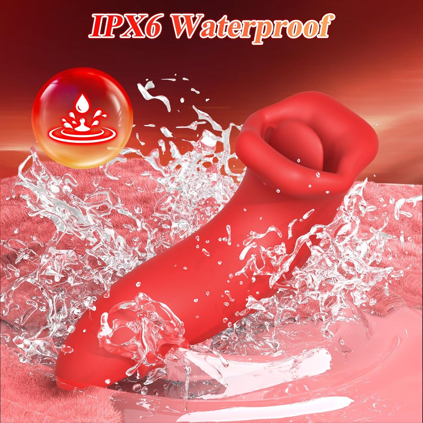 Rose Muncher - handheld Clitoral Vibrator for Oral Sex Pleasure