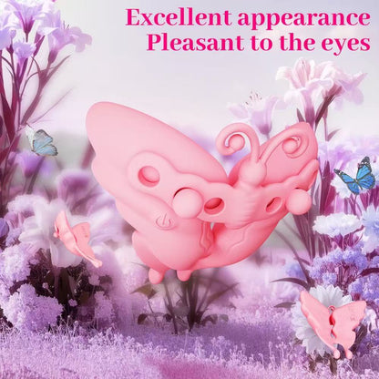 Butterfly Invisible Wearable Nipple Clamp Vibrator