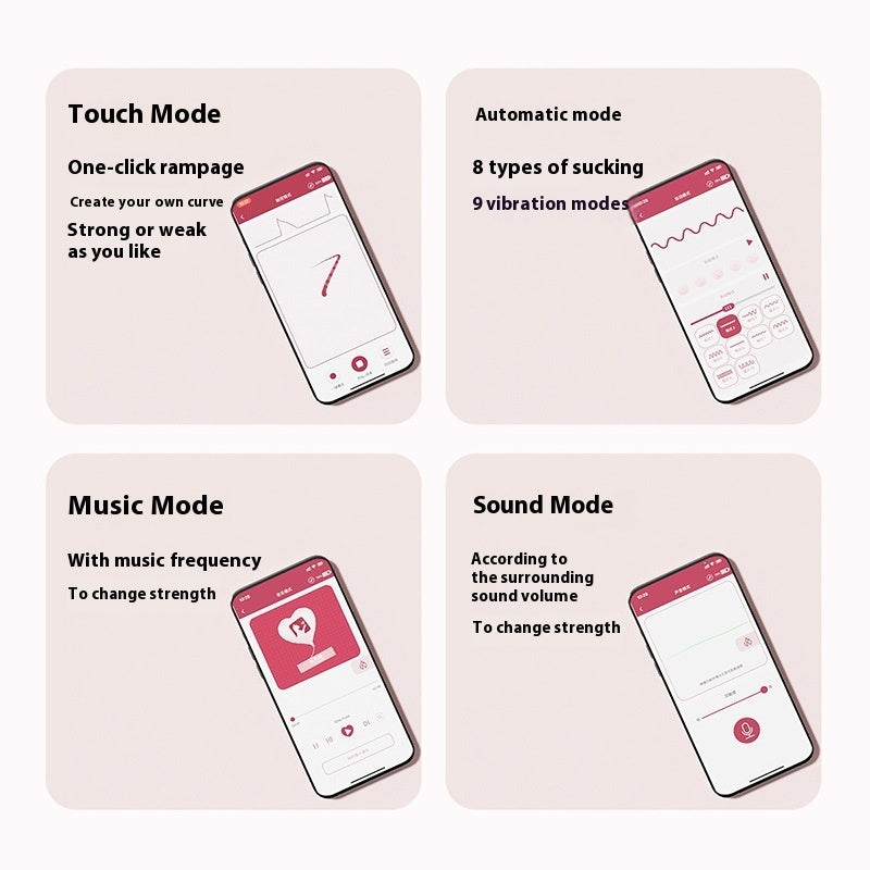 Female Toys clock Alarm Sucking  vibrator APP Remote Control