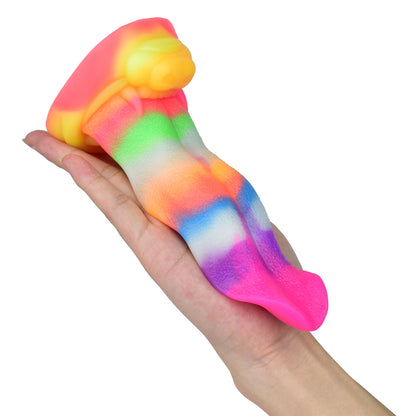 Animal Simulation Tongue Alien Masturbation Dildo Luminous Anal Plug Silicone Tongue Licking Dildo