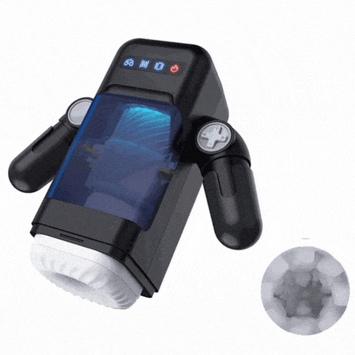 Game Cup Telescopic Vibrating Heating Masturbator