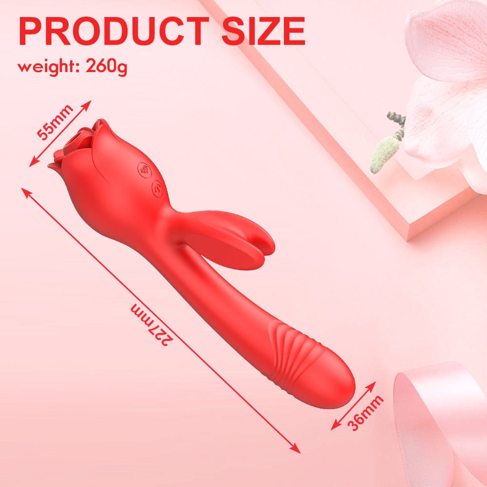 Rose Vibrator G Spot Clitoral Stimulator