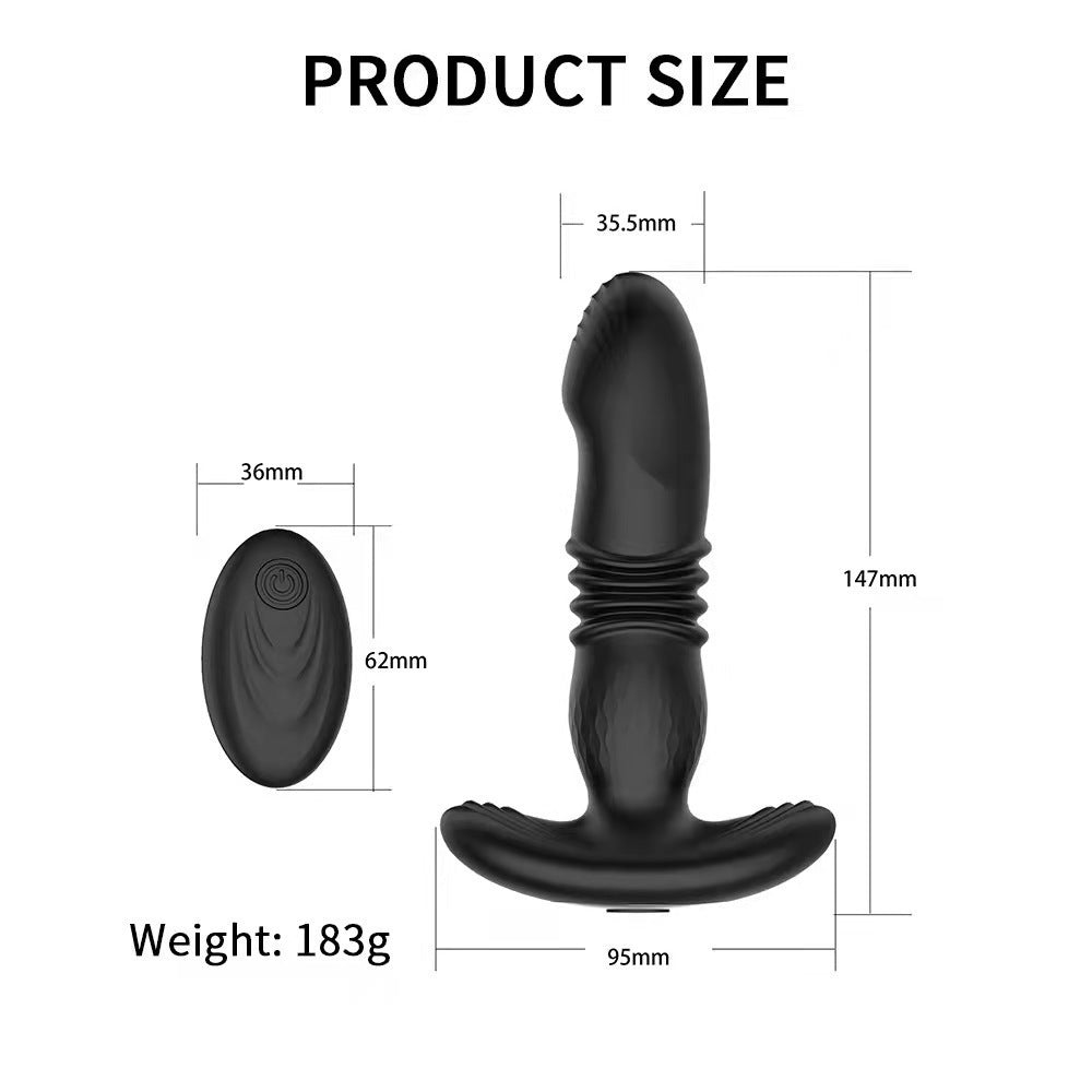 Wireless Remote Control Telescopic Butt Plug Men And Women General Supplies