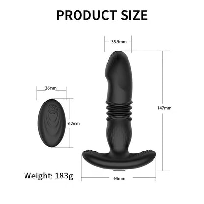 Wireless Remote Control Telescopic Butt Plug Men And Women General Supplies