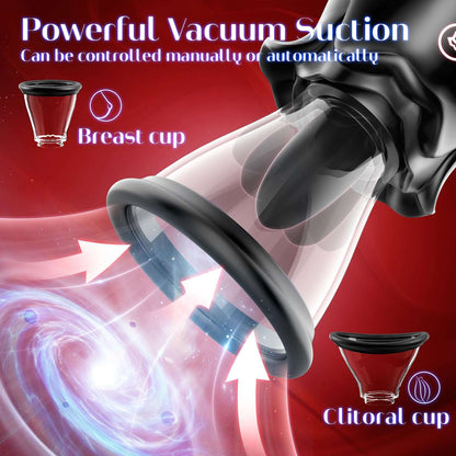 3 in 1 Sucking &Licking Rose Vibrators