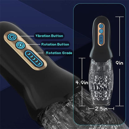 Gawk Gawk 3000 MAX Rotating Vibrating Telescopic Blowjob Masturbator