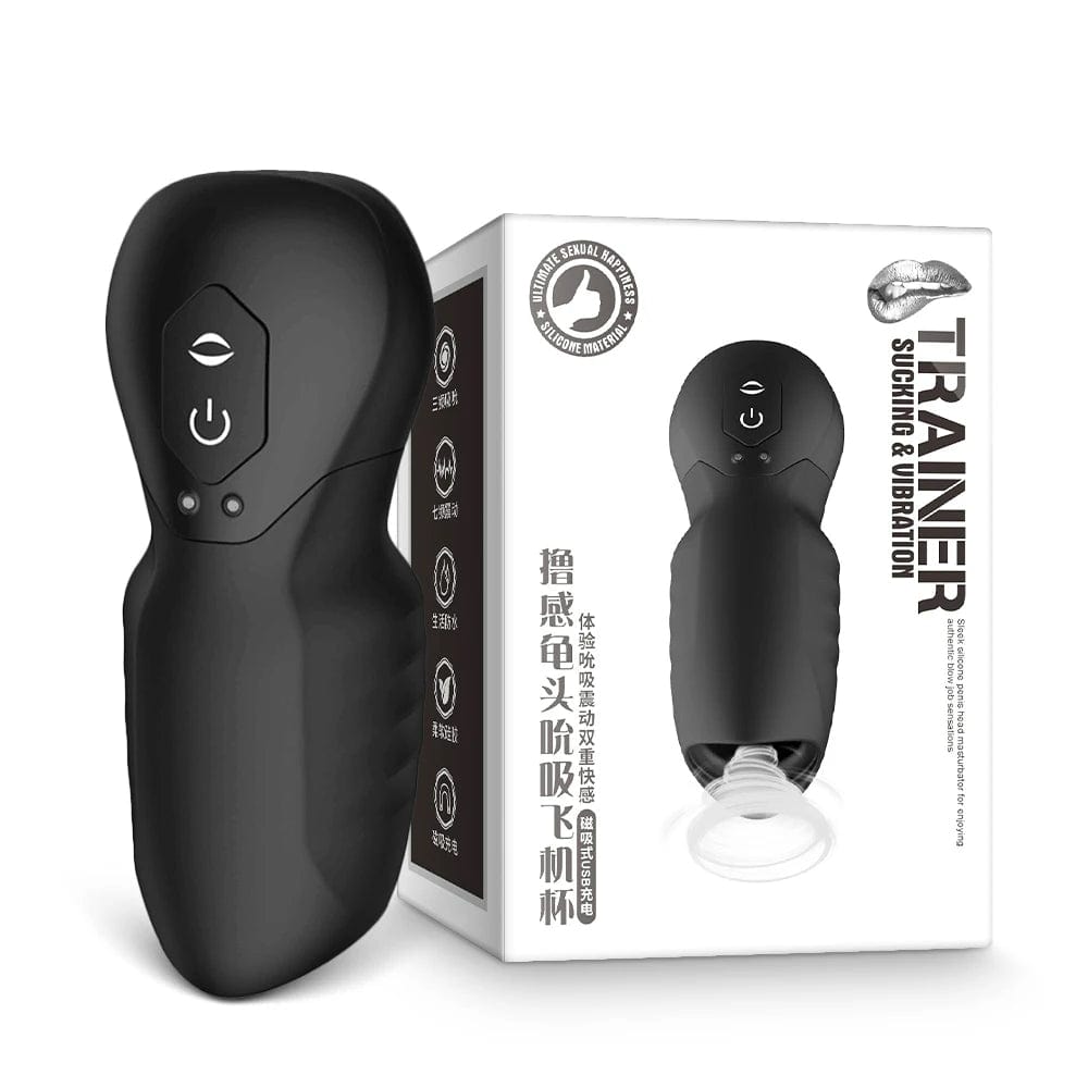 Dragon Suction Trainer Male Masturbator Oral Vaginal Penis Vibrator
