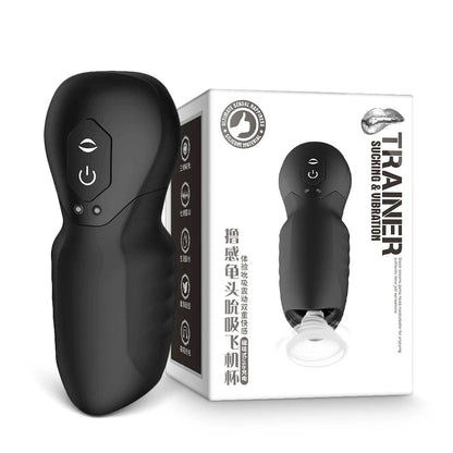 Dragon Suction Trainer Male Masturbator Oral Vaginal Penis Vibrator