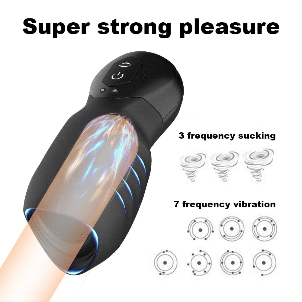 Dragon Suction Trainer Male Masturbator Oral Vaginal Penis Vibrator