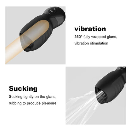 Dragon Suction Trainer Male Masturbator Oral Vaginal Penis Vibrator