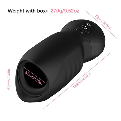 Dragon Suction Trainer Male Masturbator Oral Vaginal Penis Vibrator