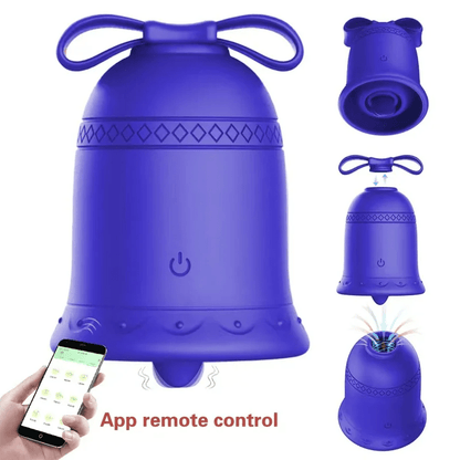 Christmas Tongue Licking Sucking Vibrator APP Controlled Clitoral Stimulator for Women