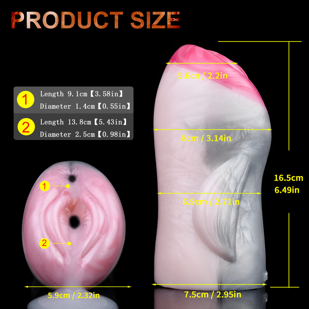 Dolphin name device animal simulation yin anal male masturbation aircraft cup special-shaped silicone inverted mold