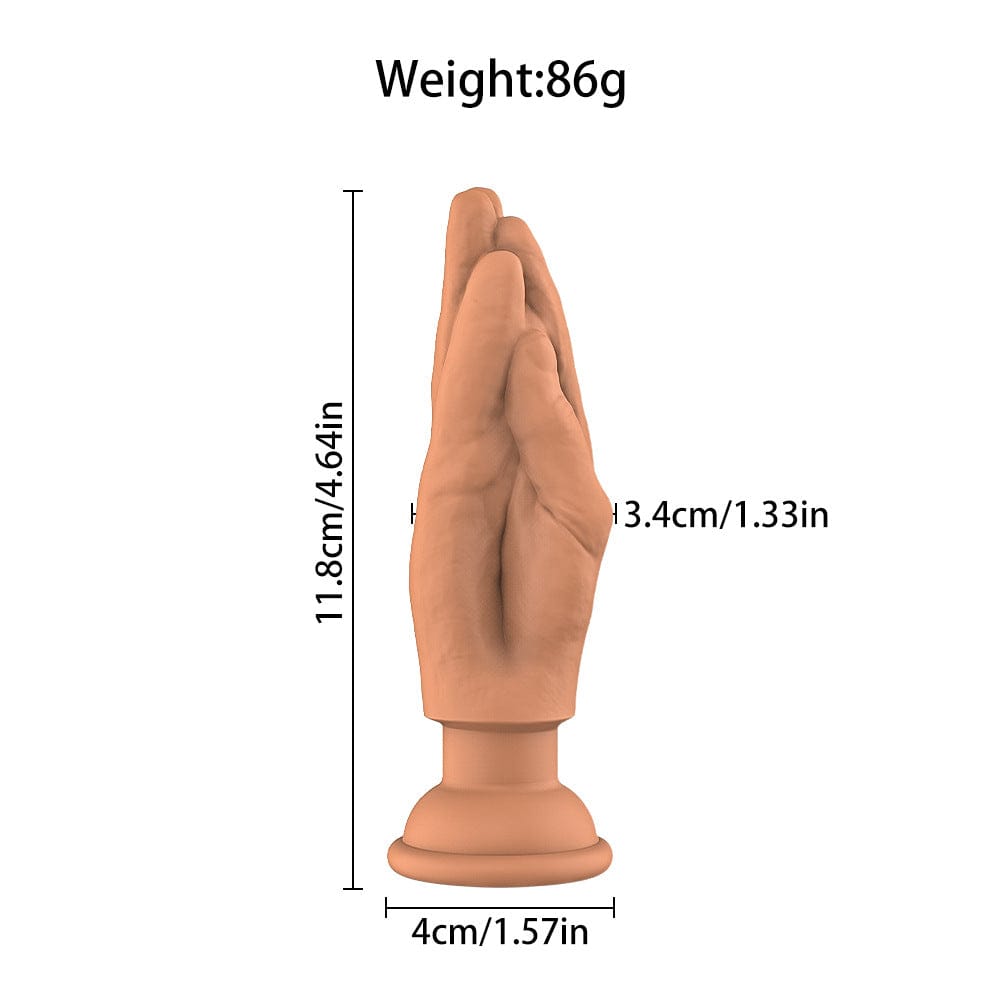 Finger Shaped Vibrating Anal Plug Fantasy Dildo Plug
