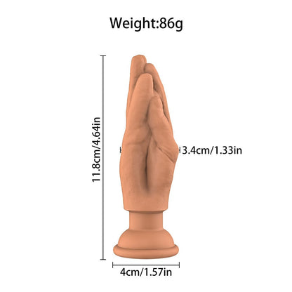 Finger Shaped Vibrating Anal Plug Fantasy Dildo Plug