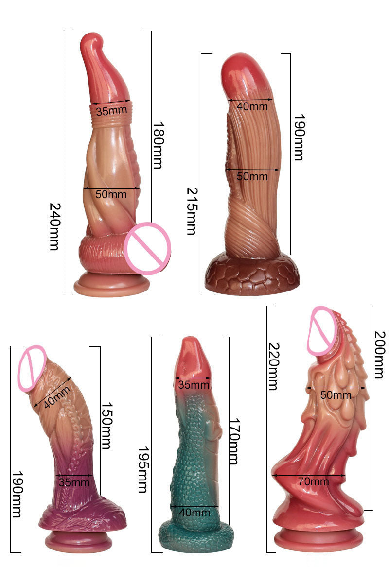 Silicone Animal Penis – Super Soft Special-Shaped Female Masturbation Toy
