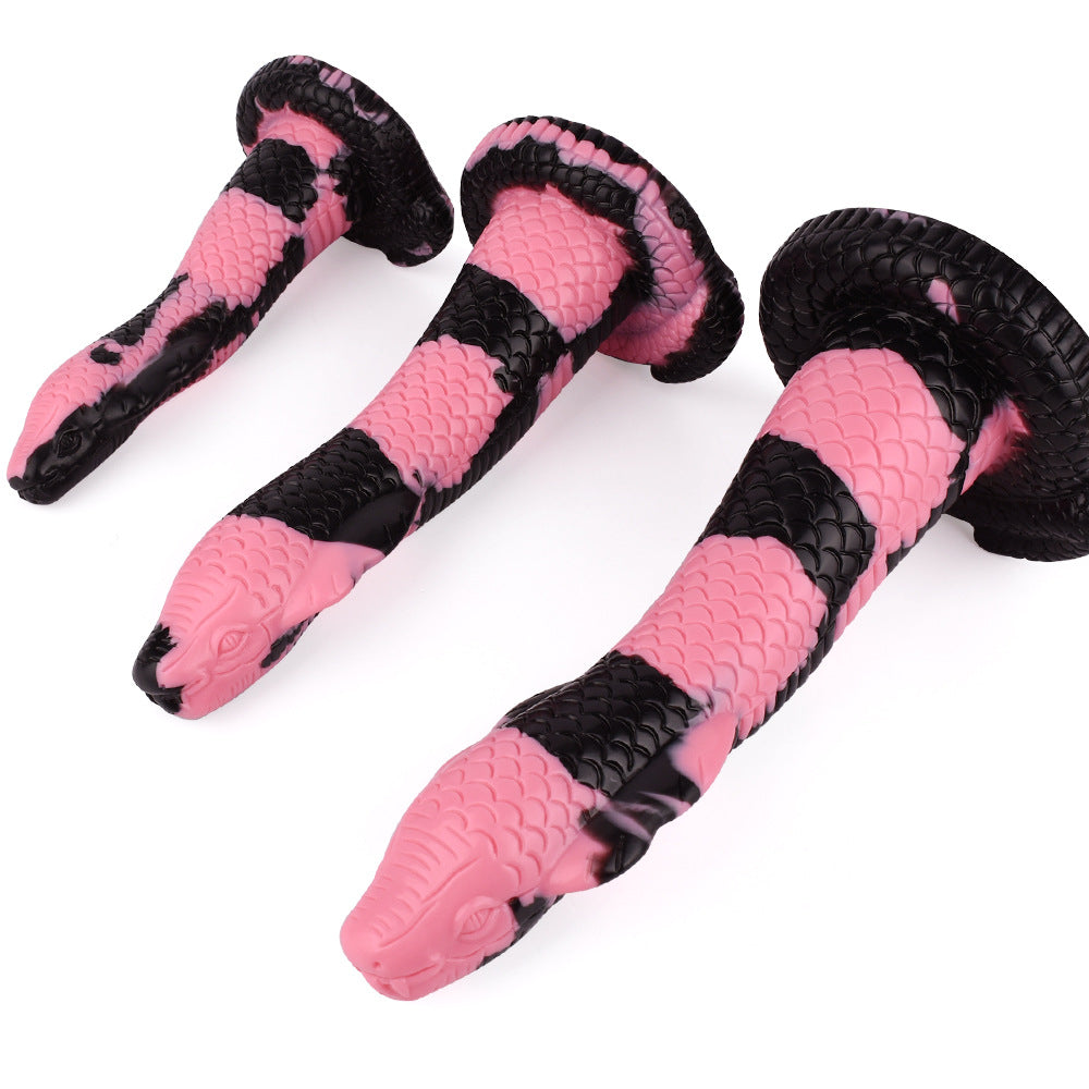 Flower snake special-shaped penis liquid silicone men and women masturbate alternative sex toys