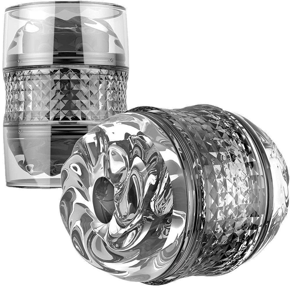 Open Ended Manual Suction Blowjob Penis Stroker with Case